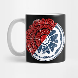 Red Lotus and White Lotus Mug